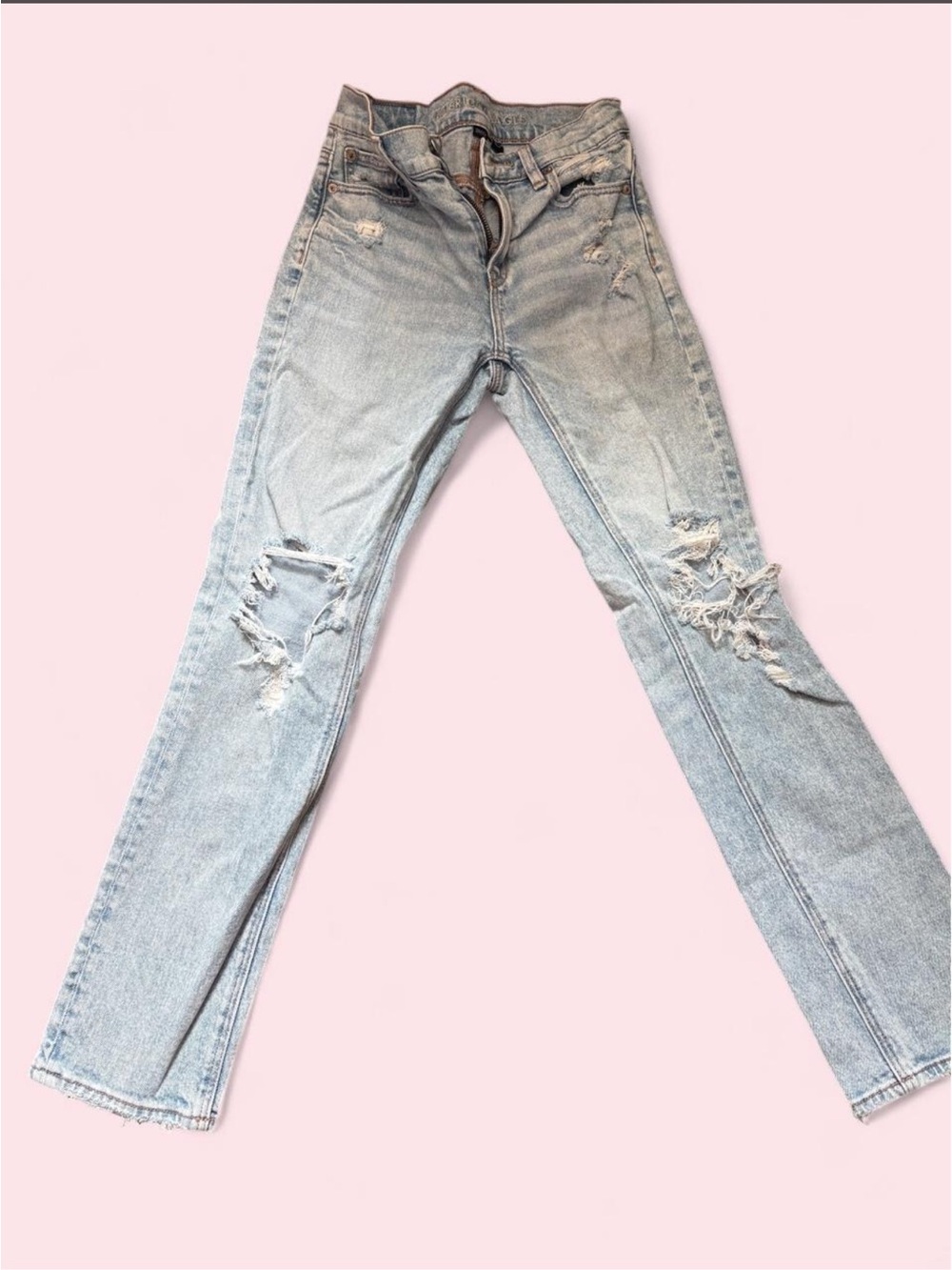 American Eagle Outfitters Light Blue Washed Jeans